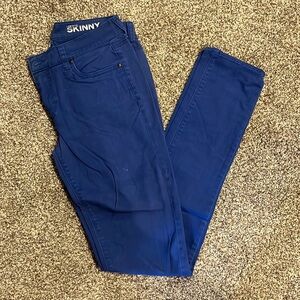 NY&C women’s low rise 2 tall blue skinny jeans